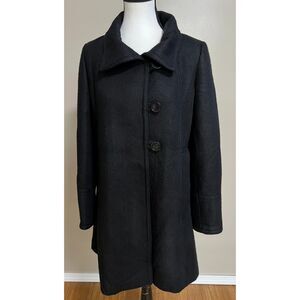 Marc New York wool blend black pea coat. Size 6.